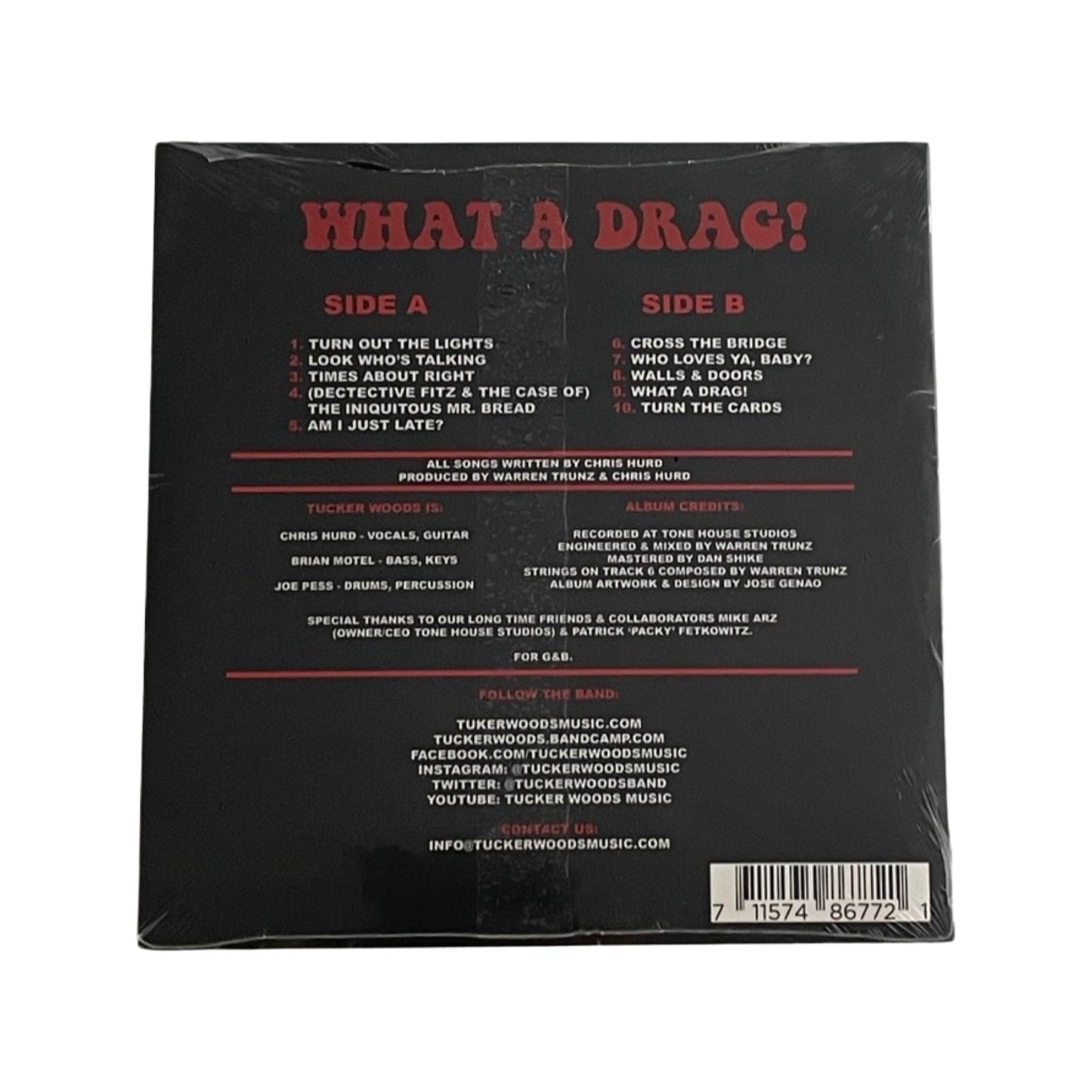 Tucker Woods ‘What A Drag!’ Album CD